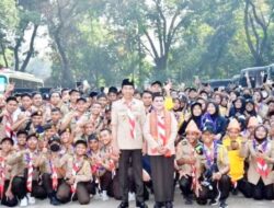 Presiden Jokowi dan Ibu Iriana Tinjau Raimuna Nasional XII