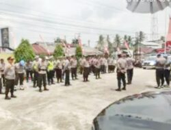 Sebanyak 79 Personel Polres Kuansing Diturunkan untuk Pengamanan Pacu Jalur di Kuantan Hilir