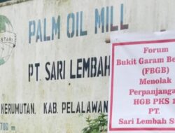 Warga Bukit Garam Kerumutan q HGB PKS 1 PT. SLS