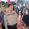 Layur jalur di Desa Tebing Tinggi, Pemangku Adat. Dihadiri pak Bupati Suhardiman Amby