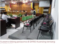 Bupati dan Pejabat Kuansing Tak Hadiri Paripurna RAPBD 2024. Pilih ke Melayur Jalur.