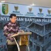 Bupati kuansing Suhardiman Amby berharap bantuan ini dapat membantu rakyat Palestina