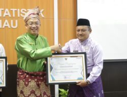 Kominfo Kuansing Rengkuh Penghargaan Dari BPS Riau
