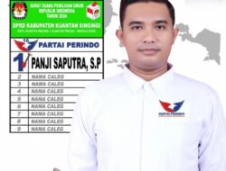 Caleg Dapil I ,Panji Saputra akan Maju memperebutkan Kursi 9 dari 11 Partai Pendatang baru Caleg di Perindo.