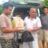 Kades Tebing Tinggi Salurkan Bantuan Sembako Kepada Warganya Yang Menjadi Korban Banjir Kades Tebing Tinggi Salurkan Bantuan Sembako Kepada Warganya Yang Menjadi Korban Banjir
