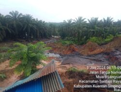 Kepala DLH kuansing, tugaskan Tim DLH untuk langsung turun ke lokasi PT. CSR di Desa Muara Langsat