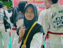 Putri asal Pulau Busuk Kecamatan Inuman berhasil sabet mendali emas pada ajang ONE DAY COMPETTIONE VII PERISAI DIRI 2024
