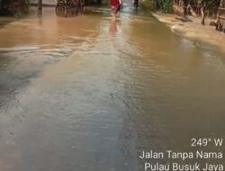 Lagi, Puluhan Rumah di Desa Pulau Busuk Jaya Kecamatan Inuman Terendam Banjir