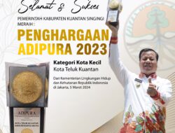 Ini Keberhasilan Kita Semua, Bupati;  Adipura Akan Di Arak Keliling Kota