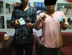 Edarkan Uang Palsu, Polsek Kuantan Mudik Borgol 2 Pemuda Asal Pekanbaru