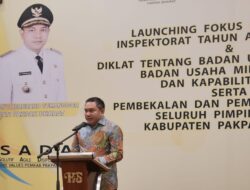 Inspektorat Pakpak Bharat melaksanakan Diklat dan Launching Fokus Pengawasan Inspektorat 2024