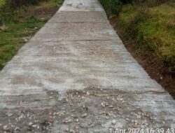 Di duga Bangunan Siluman Rabat beton di kerjakan Asal jadi dan proyek Siluman