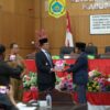 Sidang paripurna DPRD Pakpak Bharat dengan agenda penyampaian rekomendasi DPRD tentang LKPJ Bupati