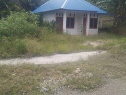 Belum Difungsikan, Pembangunan Gedung Poskesdes Perduhapan terkesan mubazir