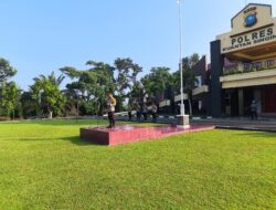 Kapolres Kuansing Pimpin Apel Pagi Persiapan Kunjungan Kerja Presiden RI ke Provinsi Riau