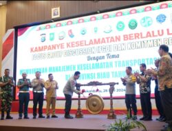 Ditlantas Polda Riau gelar Kampanye keselamatan dan FGD bersama pengusaha angkutan Umum