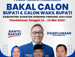 Beri Peluang Untuk Putra-Putri Daerah, DPD PAN Kuansing Resmi Buka Pendaftaran Dan Penjaringan Calon Kepala Daerah