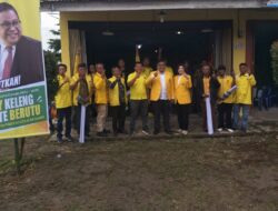 Eddy Berutu ketua DPD II Golkar melantik Pengurus Kecamatan Siempat Nempu Hulu