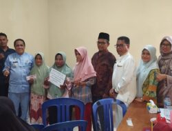 Pemdes Kampung Tengah Menyalurkan BLT-DD Triwulan II , Masyarakat Bahagia
