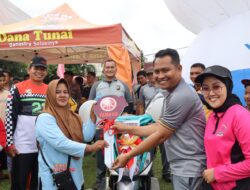 Polres Kuansing Gelar Gerak Jalan Santai, Dan Fun Bike Dalam Rangka Hari Bhayangkara ke-78