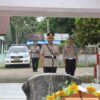 Polres Kuansing Gelar Upacara Tabur Bunga di Taman Makam Pahlawan K.H. Umar Usman dalam Rangka Hari Bhayangkara Ke-78