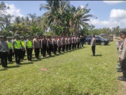 Polres Kuansing Gelar Apel Pengamanan Pacu Jalur Kecamatan Pangean Tahun 2024 Hari Ketiga (Final)
