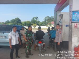 Cegah Penimbunan BBM di Desa Sako, TNI Polri Ajak Masyarakat Bersinergi
