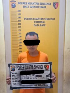 Tim Mata Elang Sat Res Narkoba Polres Kuansing Ungkap Tindak Pidana Narkotika Jenis Shabu