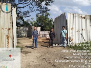 Polsek Singingi Lakukan Pengecekan Lokasi Diduga Tempat Penimbunan BBM Bersubsidi di Kelurahan Muara Lembu