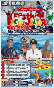 Mari ke Baserah..! Saksikan Bersama dan Ramaikan Event Kebudayaan Pacu Jalur di Tepian Lubuok Sobae