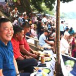 Tribun Gratis yang Disediakan H. Halim Membludak, Masyarakat : Kami Merasa Sangat Terbantu