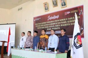 KPU Kabupaten Dairi melaksanakan Sosialisasi Peraturan Komisi Pemilihan Umum