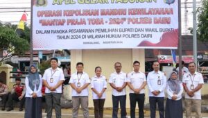 KPU apel gelar pasukan operasi mantap praja toba