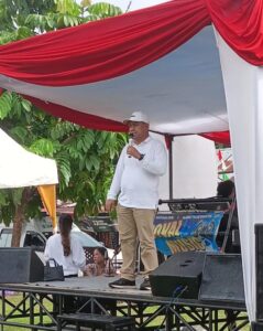 Waka II DPRD Kuansing,Juprizal  Mengikuti Senam Sehat Anti Narkoba Bersama masyarakat