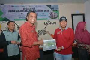 Sosialisasi permodalan usaha yg dilakukan Disperindagkop