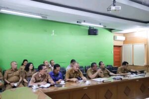 Rapat koordinasi pengendalian inflasi daerah melalui zoom