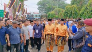 Kekuatan Rakyat, Massa Adam – Sutoyo Paling Ramai Saat Daftar ke KPU Kuansing