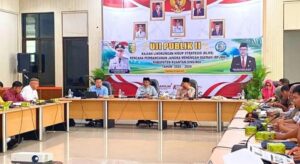 Pemerintah Kabupaten Kuantan Singingi (Pemkab Kuansing) mengelar Rapat Uji Publik II Kajian Lingkungan Hidup Strategis (KLHS) Rencana Pembangunan Jangka Menengah Daerah (RPJMD) Tahun 2025-2029