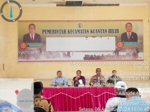Panitia Pelaksana gelar Rapat umum guna pematangan event kebudayaan pacu jalur tradisional Topien Lubuok Saboe
