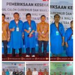 KPU pendampingan pemeriksaan kesehatan pasangan calon bupati dan wakil bupati Dairi