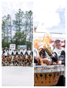 Kirab Obor Api Pekan Olahraga Nasional (PON) XXI Aceh – Sumut PJ Bupati Dairi : Junjung Nilai – Nilai Sportivitas Kerja Keras dan Persatuan