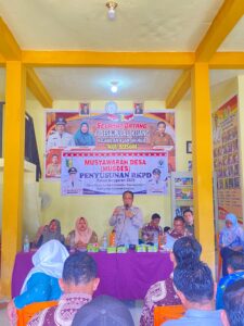 Camat Kuantan Hilir Edison Tuindra : RKPDes ini Dapat Menentukan arah kebijakan pemerintah apa yang di inginkan oleh Masyarakat