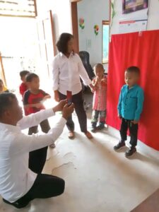 PAUD Cinta Damai Desa Sihorbo & PAUD Cerdas Desa Sinampang Peroleh Layanan KIA