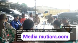 Polres Dairi Bersama Polsek Sidikalang Jalin Silaturahmi Bersama KNPI Dairi, Jaga Kamtibmas di Kota Sidikalang