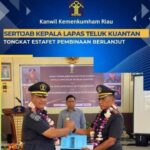 Serah Terima Jabatan Kepala Lapas Kelas IIB Teluk Kuantan