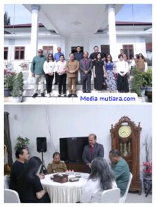 Pj,bupati menjamu sarapan pagi sekretaris umum GPI pusat