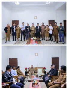 Pertemuan pejabat Bupati Dengan pendeta m,h siahan