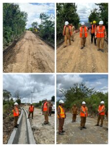 Pj Bupati Charles Bantjin Tinjau Proses Pekerjaan Jalan Hotmix di Parbuluan, Targetkan Selesai Sebelum Akhir Tahun