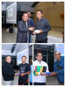 Antusiasme Warga Ikut Nobar Laga Timnas Indonesia vs Australia Digelar Pemkab Dairi, Pj Bupati Bagi Hadian Hiburan