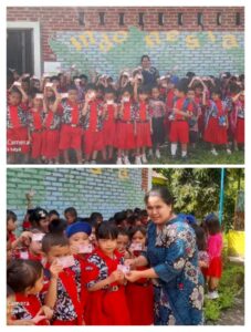 65 Anak-Anak PAUD Indonesiaku Desa Lau Sireme Terima Kartu Identitas Anak